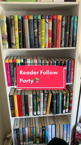 So close to 2k 🙏 #readerfollowparty #BookTok #books #bookworm #boomrecommendations #endlesstbr #endlesstbrpile #tbr #bookreview #bookreviewer #arcreader #book #booklover #booktoker #bookaddict #toomanybooks #toomanybooksnotenoughtime #bibliophile #bookbuyingproblem #bookcollection 