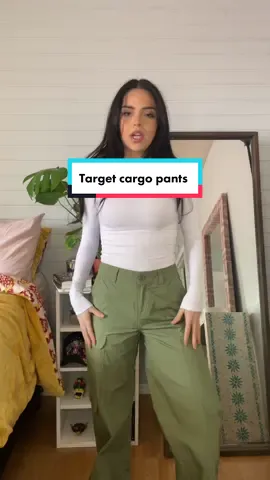 I would size up because they do run a little big! #grwm #OOTD #casualofficeoutfit #targetfinds #targetoutfit #targetpants #cargopantsoufit 