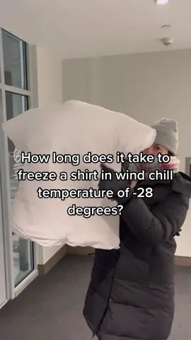Never have I ever froze a t-shirt #boston #articfreeze #windchill #frozenshirt #winter #teachersoftiktok #knockknock