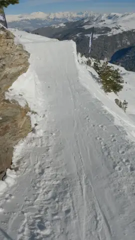 Buckle up and hold on tight as Maxime Chabloz goes full-on send mode at the @Nendaz Freeride 😱 #nendazfreeride #nendaz #skitok #backcountry #pov #givesyouwiiings