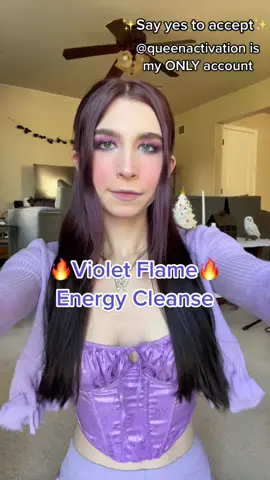 💜Energy Cleanse💜 #reiki #reikimaster #reikihealing #fyp #violetflame #energycleanse #spiritualawakening #healersoftiktok #HealingJourney #alchemy 