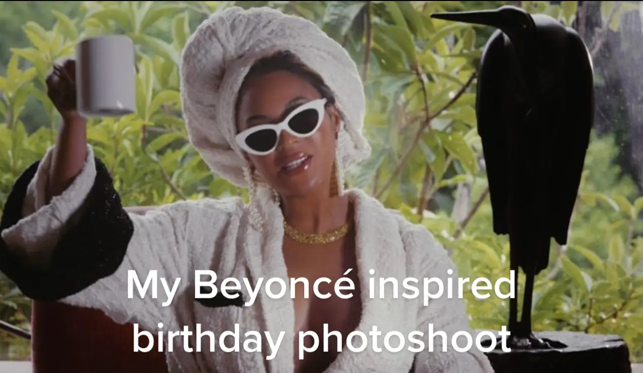 Do you know what music video this is from? #beyonce #cuffit #cuffitremix #renaissance 