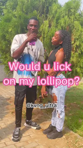 I thought Lipsz’ lips would be good on my lollipop 😂❤️ #kvngultra_ #teamsam🔥 #teamcute🥺 #publicinterview #interview #teamsam #unilag #LearnOnTikTok #goviral #viral #viralvideo #lollipopprank #lollipop #foryou  