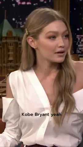 @gigihadid 's obsession for Kobe Bryant #foryou #kobebryant #gigihadid #jimmyfallon #thetonightshowstarringjimmyfallon