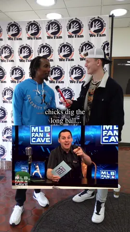 Who remembers the MLB Fan Cave? ⚾️ It was a place in New York where MLB players would come in and make social media content to engage with fans, but was closed in 2015… Should mlb bring it back? Should we run our own MLB fan cave one day? 👀 We got to catch all these guys at Jemile Weeks’ celebrity kickball tournament supporting @wefam_org You can read about their mission and donate at the link in our bio 🦾 huge shoutout to @victussports for sending us to this!💯 #baseballlife #baseballszn #dodgers #yankees 