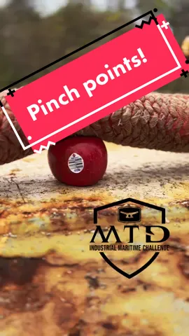 Pinch point awareness!                                  While Facing up, always what your fingers, it happens way faster than this demonstration! #maritimethrowdown #industrialmaritimeathlete @umcmarine #bargeahead 