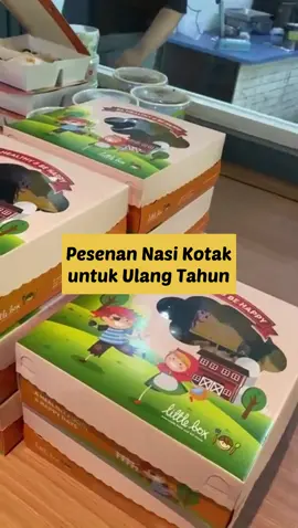 Alhamdulillah,  mimin ada orderan nasi kotak untuk ulang tahun si kecil 🥰 #nasikotakmalang #riceboxmalang #nasiulangtahun #cateringmpasimalang #cateringmalang #kateringmalang 