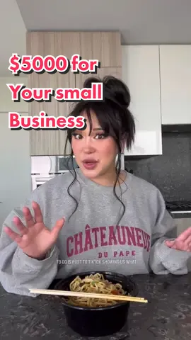 #ad Win $5000 for your small business! And you never know if I might show up 😉 @tiktok #gridirongrub #SmallBusiness #creatorshometown No purchase necessary. Open to small businesses with a principal place of business in one of the 50 U.S. & DC. Ends 2/12/2023 at 11:59pm EST. Void where prohibited. Subject to Official Rules, available at the link in bio.