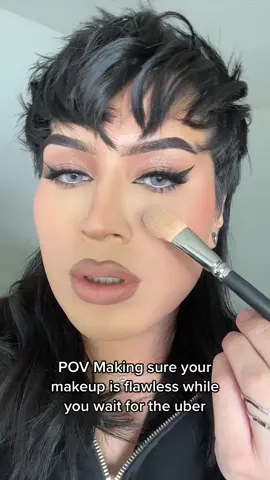 I will literally use EVERY single last second getting myself together because if I feel ugly when I head out the door it’s just bound to be a bad time 😭🤚🏼 #touchups #fullglam  #touchingup #gettingready #beauty #makeup #flawlessmakeup 