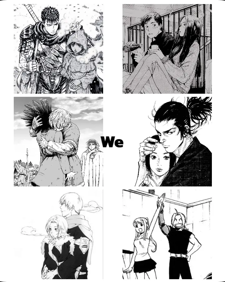 i put the ones i liked the most#berserk #vagabond #vinlandsaga #emanonmanga #emanon #fullmetalalchemist #fyp 