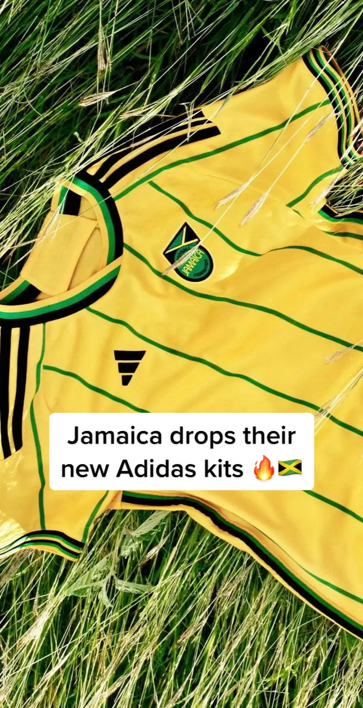 The new home and away 2023/24 Jamaica Adidas kits are here 🔥🇯🇲 (via @adidas) 