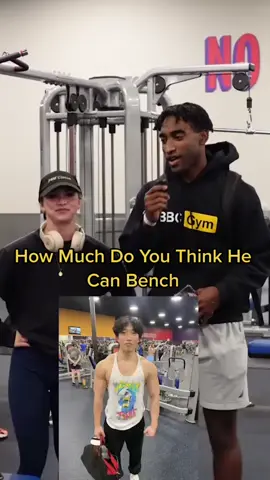 How much can you bench?? #gym #gymrat #fyp #bench #crunch 