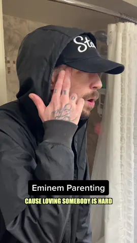 Bro chill hes like 9 😂 #eminem #stake 