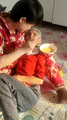 She takes good care of her elderly mother
