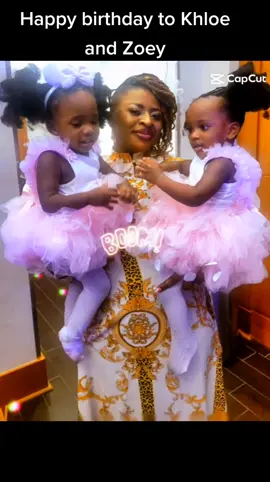 #CapCut happy birthday to these adorable twins sisters #fyp #foryou #twinsisters #theyembetwins #khloeandzoey #twingirls #auntiesoftiktok #richauntievibesonly #richauntievibes #thelionishere 