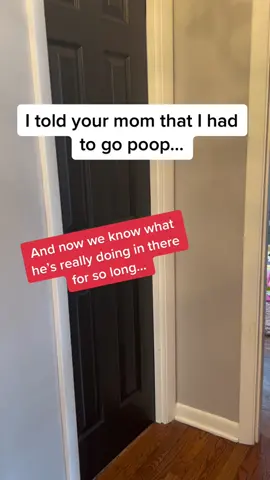 Caught him banging (his foot) on the bathroom floor 😅 he’s been singing shaggy parodies for days #music #parody #husbandwife #wifelife #fypシ #song #dadsoftiktok #MomsofTikTok #Relationship #fyp #wifeandhusband #songwriter 