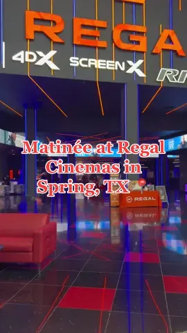 Cloudy day vibes…☁️ Come with me to visit one of the largest movie theaters in the U.S. 🎬 #movie #movietheater #matinee #meganmovie #houstonthingstodo 