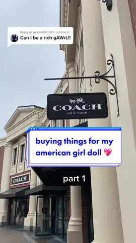 Replying to @peytonhahn8 What else should I buy for Kit? 💖🥰 #americangirl #americangirldoll #agdoll #agd #americangirltok #haul #preppy #coach #bag #shopping #shoppinghaul #fypシ #fypシ゚viral #fypdongggggggg #viral 