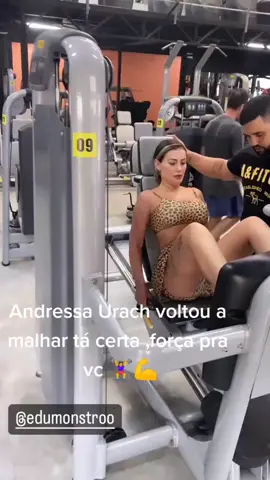 Andressa Urach voltou a malhar 💪🏋️‍♀️👉