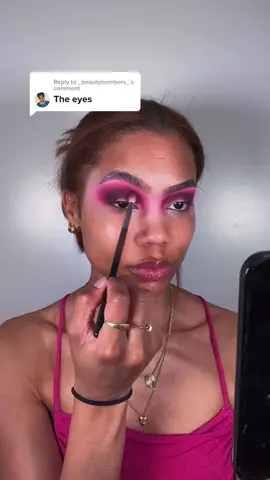 Replying to @_beautybombers_ v-day glam #makeuptutorial #grwm #ValentinesDay #vday #makeup 