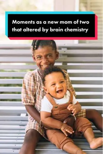 It’s hard for me to believe that I’ve been a mom of two for almost a year now. There are so many moments in motherhood that have altered my brain chemistry, but watching Harper become a big sister, seeing their sibling bond develop, and finding my footing as a mom of two take the cake. I realize that by giving Harper and Jaxson each other, I’ve given them the greatest gift.  #MomsofTikTok #newmomoftwo #momlife  #mybabies #Siblings #babybrother #momentsthatalteredmybrainchemistry #raisingsiblings #momentsinmotherhood 