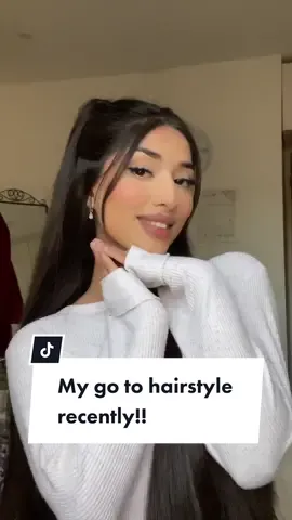 Such an easy & quick hairstyle💕 #fyp #hairstyle #longhair #foryoupage 