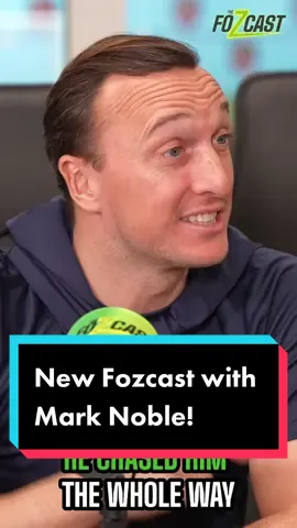 The West Ham Legend himself, SUPER Mark Noble is on the #Fozcast! ⚒️ Out on Spotify at 4pm tomorrow! 🎙 