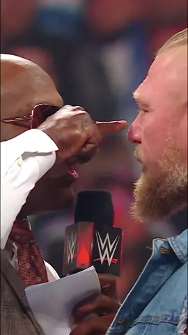 Bro really booped his nose. 👉👃 #WWE #BobbyLashley #BrockLesnar 