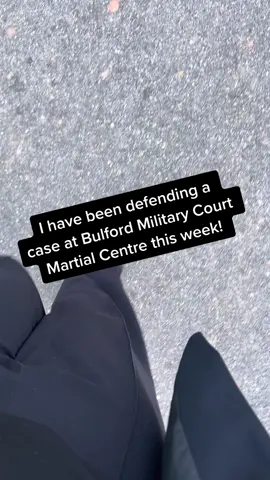 Alongside my criminal practice, I also represent military personnel though the military disciplinary and justice system this include my attendance at military police stations interviews, Court Marital and Summary Appeals. I can help with legal advice for AGAI and Summary Hearings.  . Please feel free to contact me for independent legal advice.  . . #military #militarytiktok #army #navy #raf #ladylawyer #policestation #courtmartial #AGAI #militarylawyer #criminallawyer #ladylawyer #womaninthelaw 