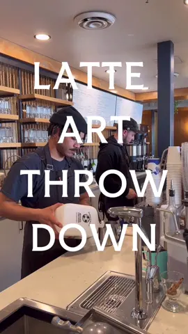 Whos got your vote? #teamcaleb #teamjalin #loyalcoffee #coloradosprings #colorado #coffee #cafe #coffeeshop #denvercolorado #latteart #latteartthrowdown #cappuccino 