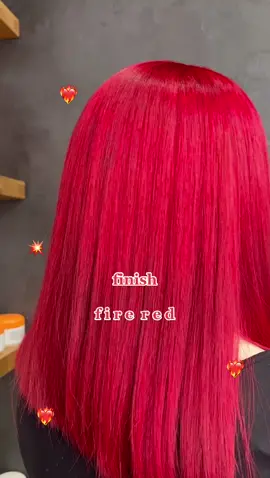 Fire red 🌶️❤️‍🔥 #hot #redhair #redhairgirl #hairtok #fyp #fypシ゚viral #hairstyle #haircolor #hairdresser 