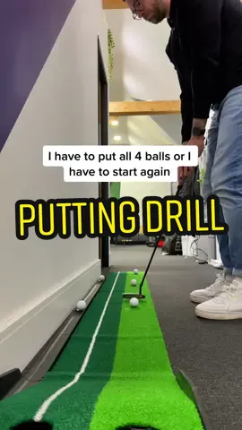 The perfect putting drill #golf #putting #puttingdrill #golfdrills #golfswing #foryoupage 