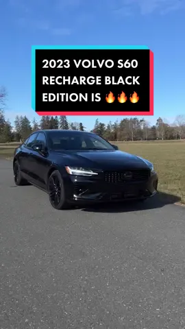 Volvo S60 Recharge Black Edition! #volvo #volvos60 #cartok #carlover #carsoftiktok #tiktokcars #cars #foryoupage 