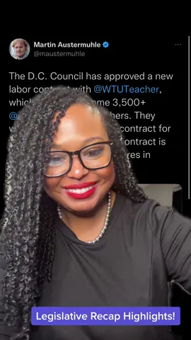 Its important for DC residents to know what is happening at the Council.  Here are some Highlights from Tuesday’s legislative meeting! #dccouncil #WTU #DCLabor #localpoliticsmatter 