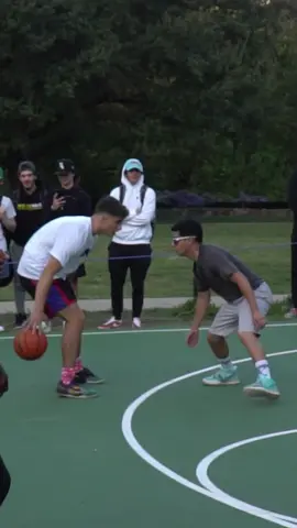 Should i post the clip where i drop him? 😳🤣 #foryou #basketball #streetball #ballislife #fyp 