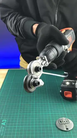 Metal flat sheet cutter tool✂️ l used a 0.4 tct metal sheet to cut #metalroof #cutter #cutting #slicer  #tools #powertools #blackdecker #DIY 