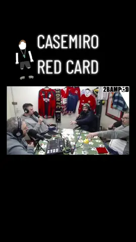 CASEMIRO red card v Crystal Palace....#doric#2bampod #podcast #nescot #manchesterunited #casemiro #teuchters 