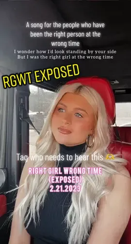 Tag someone who needs to hear this 🤍 #breakup #rightpersonwrongtime #rightgirlwrongtime #tyramadison #singing #relationships #viral 