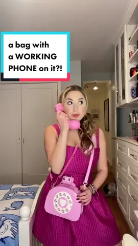 a bag with a WORKING PHONE on it?! 😱#lifehacks #fashion #phone 