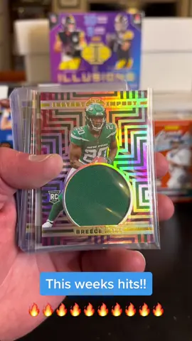 Hits from our latest break!! #deedsbroshobbyshop #football #sportscards #footballcards #sports #hits #relics #autos #break #cardtok 