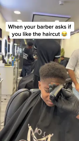 Beo was holding back the tears 😭 #haircut #fyp #barber #viral 