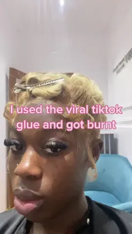 She deadass wrong for that 😒 I deffo bought another lace glue tho!!#pbllaceglue#fyp#linkinbio 