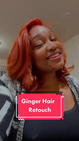 Re Gingered! #GingerHair #gingerhairblackgirl #silkpress 