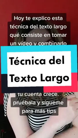 hoy te enseño la técnica del texto el largo, Pruébala y vuelve para contarme cómo te fue 😉👍🏻🥰 Otros tips 👉🏻@Adriana | Coach Emprendedores #LoDescubriEnTikTok #loaprendientiktok #tiktokparaprincipiantes #tiktoktips #adrianarosastips #técnicadeltextolargo #trucostiktok #emprendedorastiktok #emprendedoresonline 