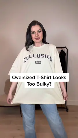 Have you tried this oversized t-shirt hack? 😱😍 #hack #hacks #tshirthack #stylehack #fashionhacks #LifeHack #lifehacks #clothinghacks #girltips #girlhacks #fashionhack #stylehacks #tshirthacks 