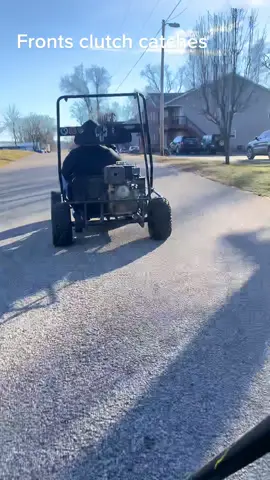 Gx 390 just needs a litte bump from the gx600 to get going #fyp #honda #gokart #gocart #speed #clutch #fast #pushstart #electric #gas #street #race #family 
