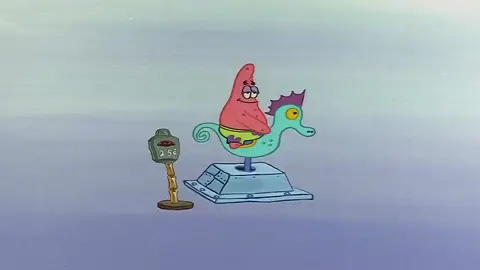 Patricio bailando en un caballito #foryou #fyp #viral #parati #bobesponja #patricio #funny 