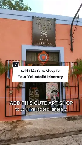 We stumbled across this cute shop as we explored Valladolid and there were so many cute, locally made gifts! #valladolidmexico #valladolid #valladolidtravelguide #tulumtravel #cancuntravel #traveltiktok #traveltok 