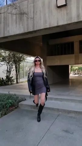 Street style fashion @prettylittlething  #explorepage #prettylittlething #StreetStyle #leatherjacket #streetwearfashion #fyp #momtok 