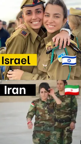Iran 🇮🇷 vs 🇮🇱 Israel Female Army Look Gorgeous ☺️ #israel #azerbaycan🇦🇿 #israil #iran #iranian #turkey #viralvideo #titktok #shorts #viralvideo #deprem 